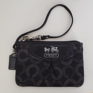 Coach mini wristlet